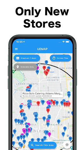 UEMAP - Restaurant Map Screen 3