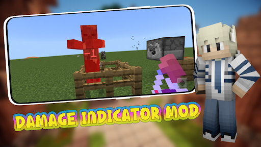 Android application Damage Indicator Mod for MСPE screenshort