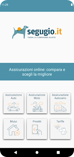 Android application Segugio.it screenshort