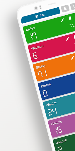 Android application MultiCounter - Scoreboard screenshort