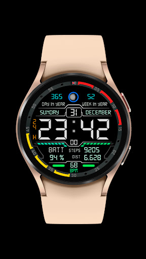 I3D Digital 24H watch face screenshot 2