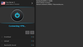screenshot of DroidVPN - Easy Android VPN