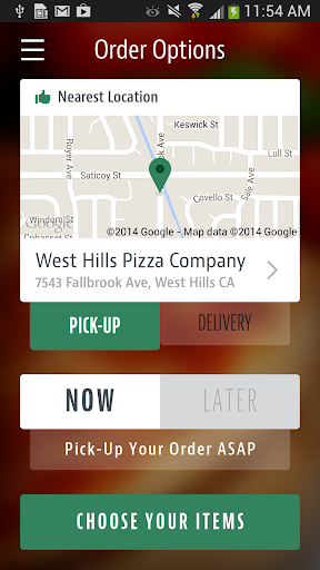 West Hills Pizza Company Screen 2