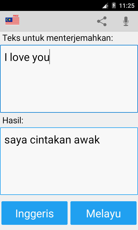 terjemah bahasa melayu ke inggeris