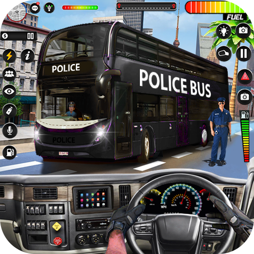 ألعاب قيادة حافلة الشرطة 2022