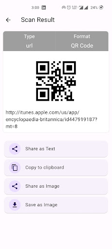 QR & Barcode Scanner Screen 3