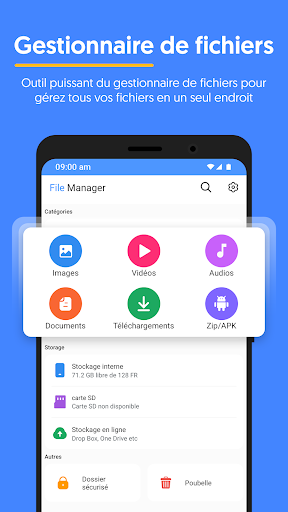 Aperçu de l'application
