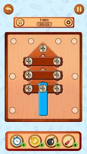 Puzzle Wood Nuts & Bolts Games