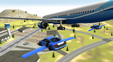 Flying Car City 3D