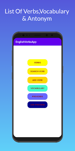 Android application Verbs Proverbs Urdu Meanings screenshort