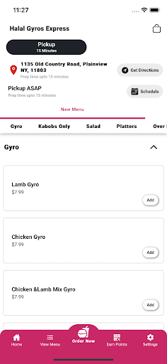 Halal Gyros Express Screen 2
