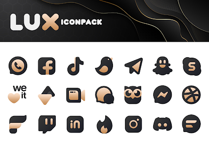 LuX Gold Icon Pack APK (Patched/Full) 6