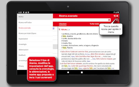 Screenshot 13 Dizionario Latino Hoepli android