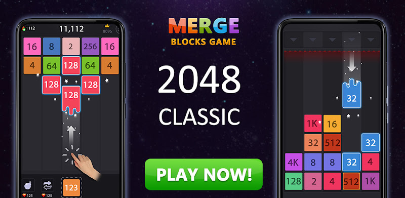 Merge block-2048 puzzle game