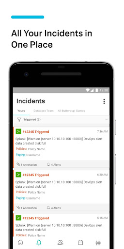 Splunk On-Call Screen 2