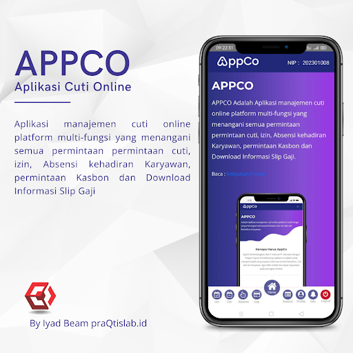 Android application AppCO Aplikasi Cuti Online screenshort