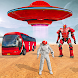 火星の戦い3D：バスロボットゲーム
