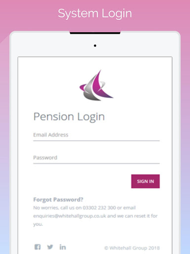 Android application Whitehall Group (UK) screenshort