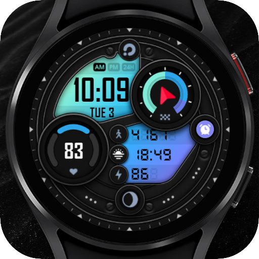 P005 - Digital Watch Face logo