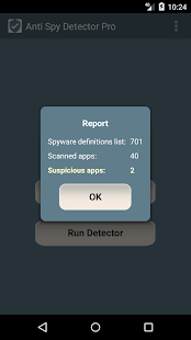 Anti Spy Detector Pro Ekran görüntüsü