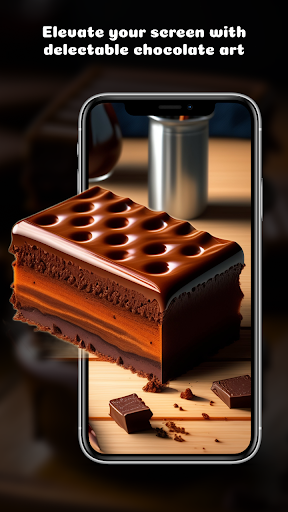 Chocolate Brown Live Wallpaper Screen 2