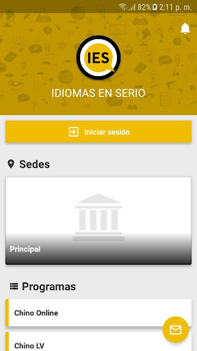 Android application IDIOMAS EN SERIO screenshort