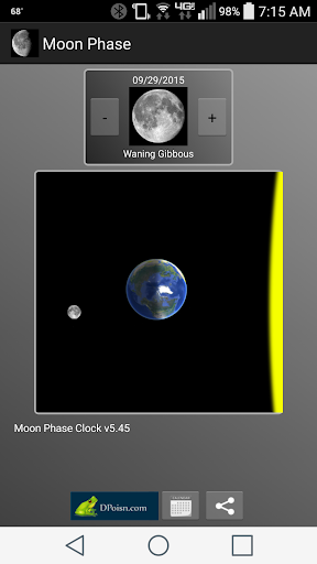 Moon Phase Widget Screen 2