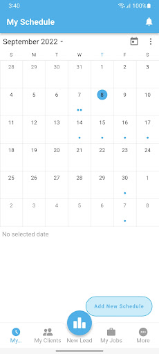Android application VebBuilders Schedule App screenshort