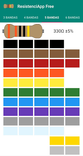 ResistenciApp Screen 3