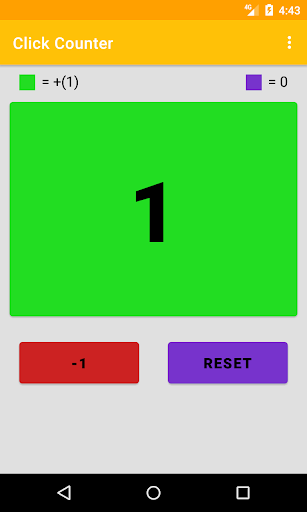 Click counter Screen 2