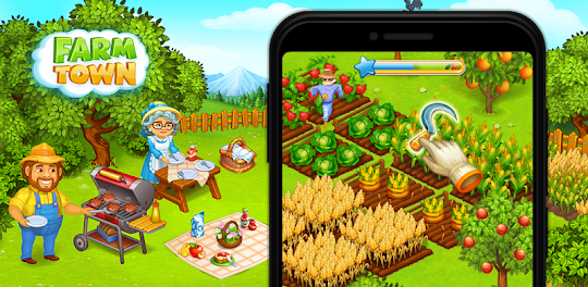 农场：农村之快乐故事. 農場鎮：快樂農業日和食品農場遊戲城市