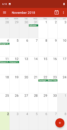 Android application Calendar App - Handy Calendar screenshort