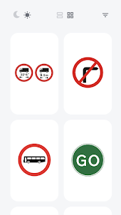 UK Driving Signs Flashcards