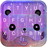 Galaxy Cute Panda Keyboard Theme icon