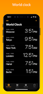 iClock iOS Mod Apk- Clock iPhone Xs (Pro Features Unlocked) 4
