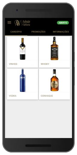 Android application Adega Victoria screenshort