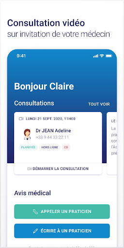 Medaviz – Teleconsultation Screen 2