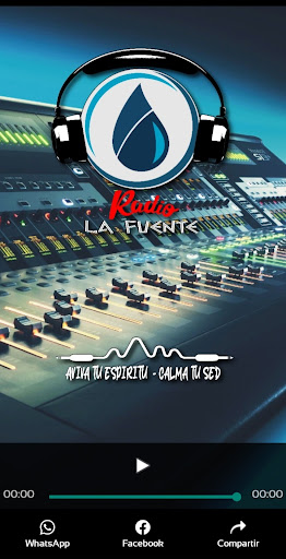 Android application Radio La Fuente screenshort