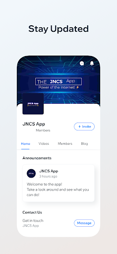 Android application JNCS App screenshort