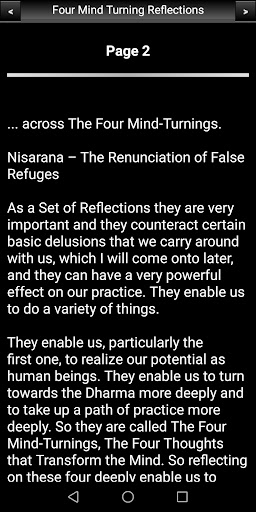 Four Mind Turning Reflections Screen 3