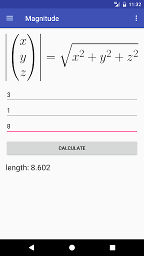 Formula Calculator Screen 2