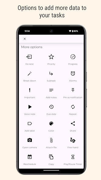 OrganizeMe: ADHD BulletJournal screenshots