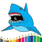 Shark Coloring Book icon