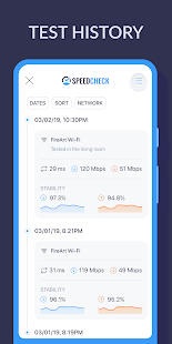 Internet Speed Test SPEEDCHECK Schermata