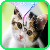 Cat Zip Screen Lock Custom icon
