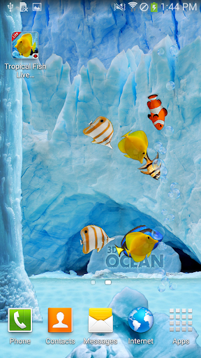 Android application Ocean Aquarium Live Wallpaper screenshort
