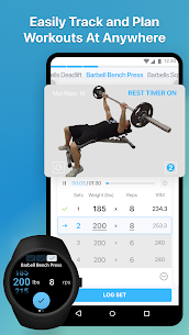 Workout Plan & Gym Log Tracker Mod APK 2022 (Pro Unlocked) 2