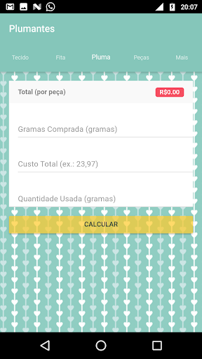 Calculadora de Artesanato Screen 3