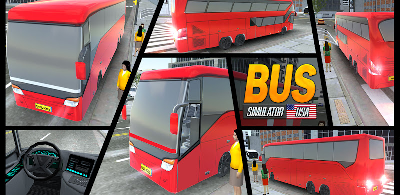 Usa Bus Simulator 2021 Coach Bus Driving Car Games