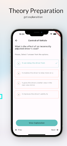 Driveme: DTT Prep & Practice Screen 3